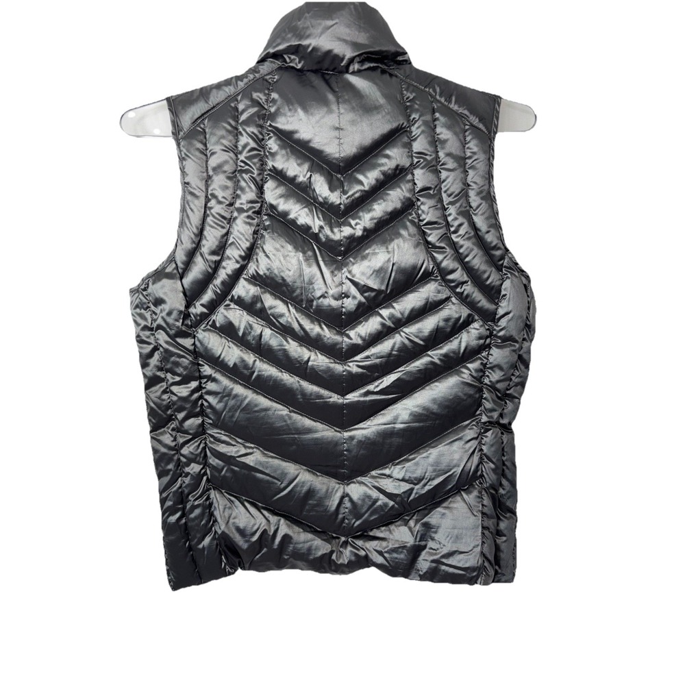 A.N.A Women's Packable Premium 80% Down Puffer Vest Jacket Gray Size Large ANA - Picture 2 of 10